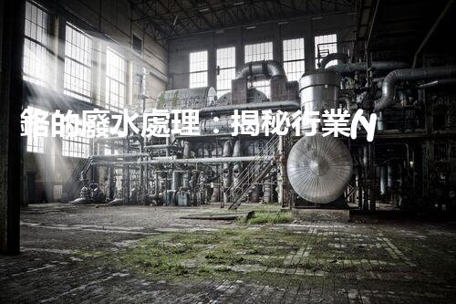 鉻的廢水處理：揭秘行業(yè)不為人知的技術(shù)突破？